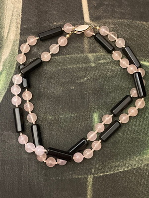 Βιντάζ Κολιέ από Αχάτη μήκους 66 εκ σαν καινούργιο