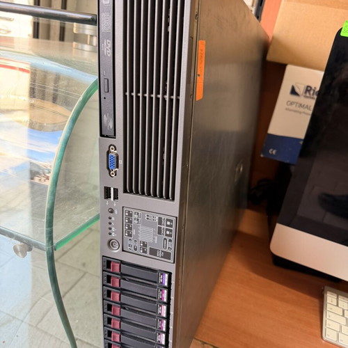 HP ProLiant DL380 G5 server used, Xeon Quad, 32GB RAM, 8x146GB SAS
