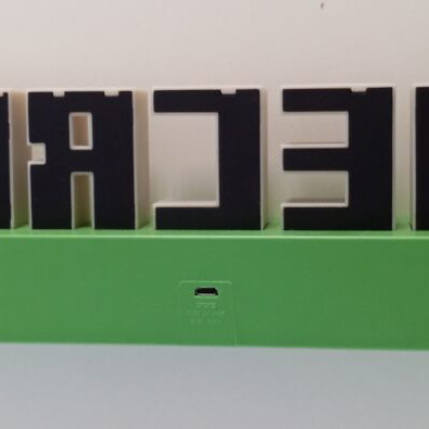 Minecraft lamp like new, dimensions 41x9