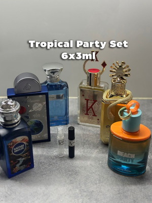 Tropical Party Discovery Set καινούργιο, 6x3ml tester αρώματα