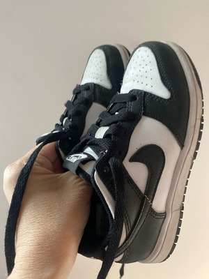 Nike sneakers lightly used, size 30, black and white