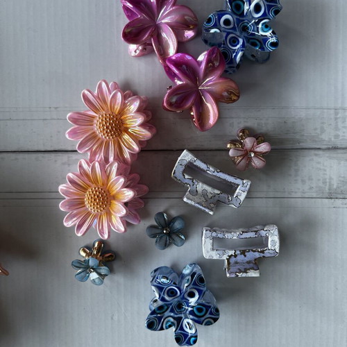 Hair Clips multicolor, new