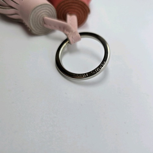Hermes Carmen mini twin keyfob like new, red and pink
