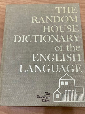 English language dictionary like new, 1967 volume, RANDOM DICTIONARY
