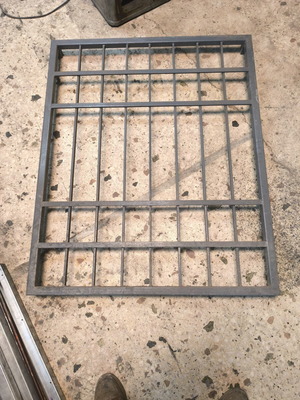 Window Security Grille 110x90 New, hollow section 30x30