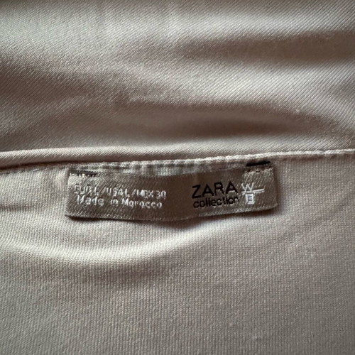 One-shoulder bodysuit Zara like new, beige