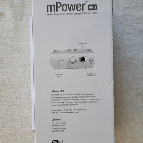 Ubiquiti Networks mPower Pro New smart power strip with remote control