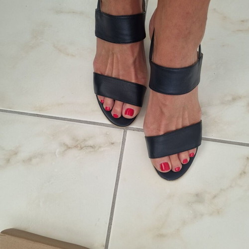 Parallele Paris leather sandals like new, size 41, blue