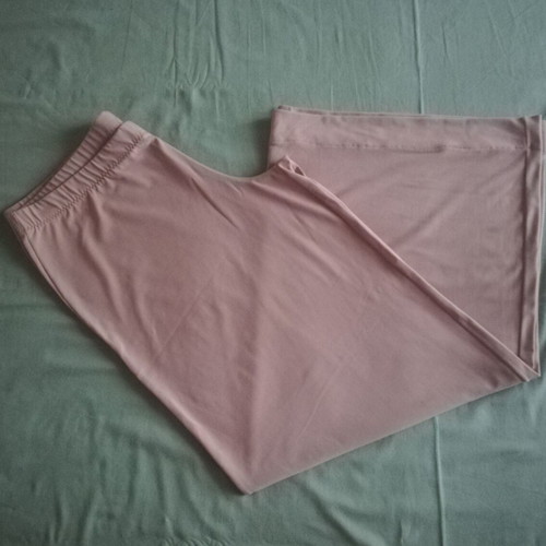 Set of pants and top like new, beige shades