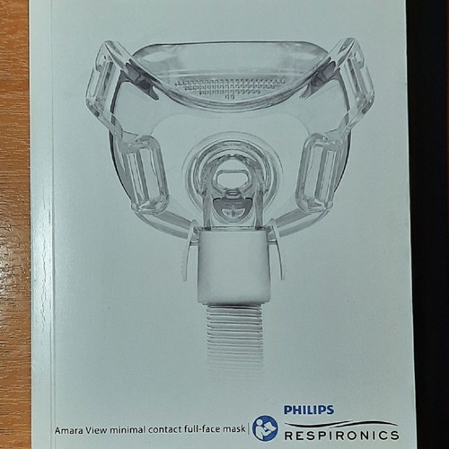 Cpap AmaraView mask parts used, headgear and tube included