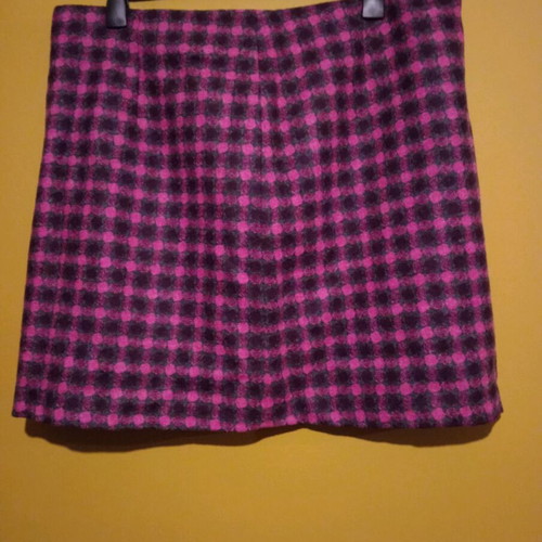 Laura Ashley skirt 100% British wool new, size UK/20, pink multicolor