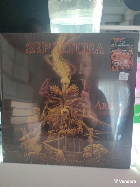  diskos viniliou Sepultura Arise 2lp expanded edition newly remastered on 180g vinyl