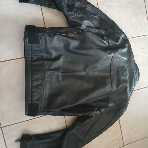 Bering leather jacket used, black, size M