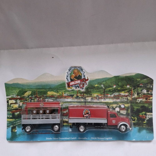 Metal retro truck scale 1/87 new, German beer promotional