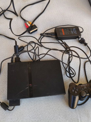 Κονσόλα Sony PlayStation 2 Slim μεταχειρισμένη με 1 χειριστήριο