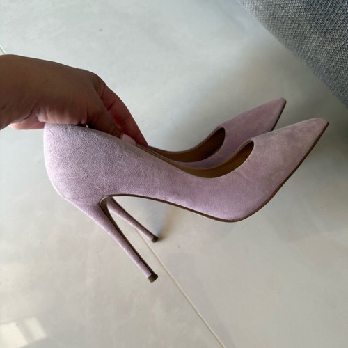 Steve Madden suede lilac pumps like new