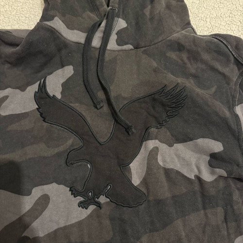 American Eagle military print sweatshirt like new, unisex