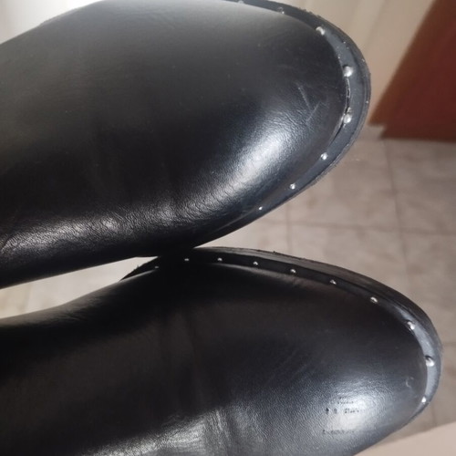 Bershka ankle boots size 39, black