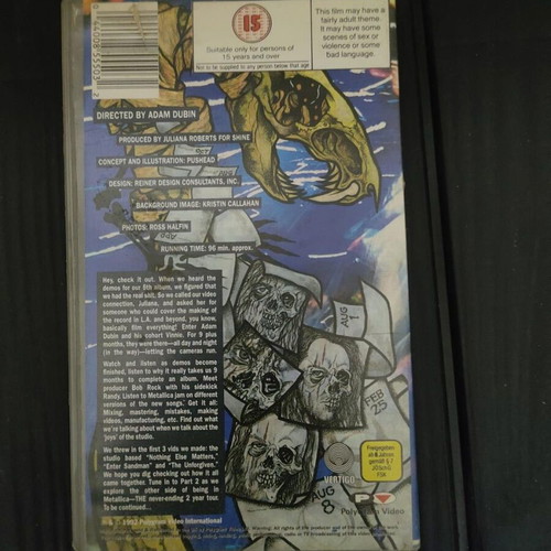 Metallica A Year And A Half In The Life Of Metallica VHS like new, historical