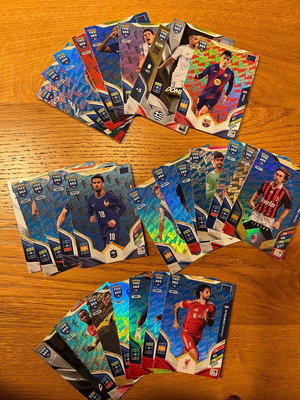 Panini 365 2026 cards like new, pack of 28, blue red fans fav, dominator, badge