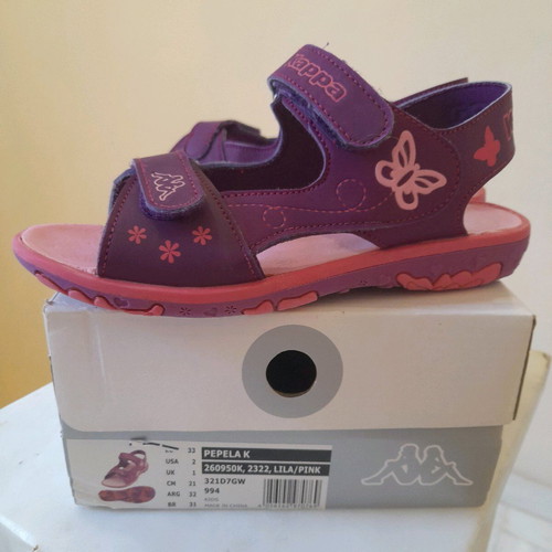 Kappa purple sandals used size 33