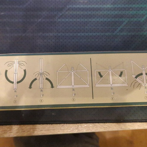 Wittner metal German music stand used with tilt adjustment