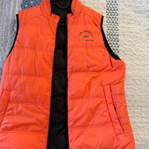 Karl lagerfeld vest double face