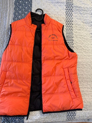 Γιλέκο Karl Lagerfeld διπλής όψεως καινούργιο, μαύρο και πορτοκαλί, μέγεθος M