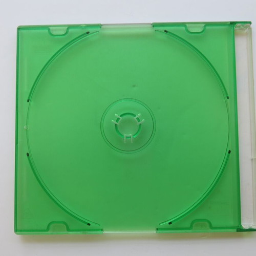 CD/DVD slim case single green new