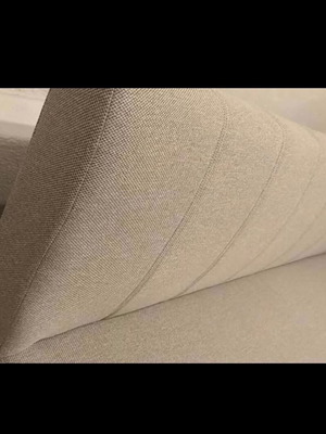 Sofa bed with storage like new, 3-seater fabric