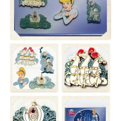 Cinderella Disney Limited Edition Pin Set New 150 Pieces