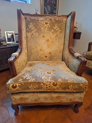 Armchair like new, solid wood