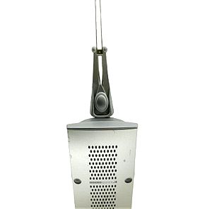 Ραδιόφωνο επιτραπέζιο μίνι ασημί γραφείου 21cm