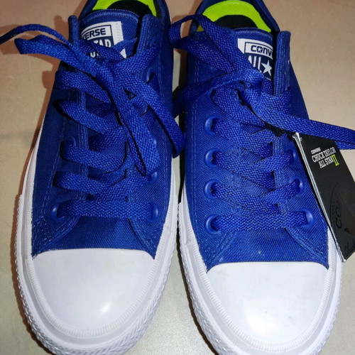Converse All Star Chuck Taylors with Lunarlon blue men's size 38 new