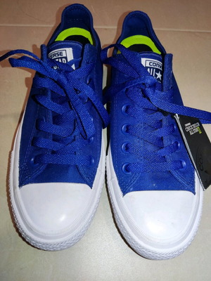 Converse All Star Chuck Taylors with Lunarlon blue men's size 38 new