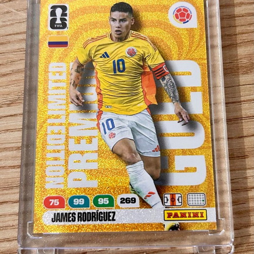 James Rodriguez Colombia Panini FIFA World Cup 2026 card new in acrylic case