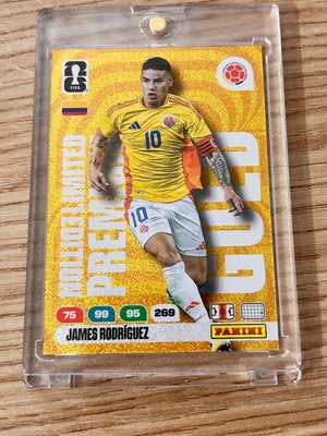 Κάρτα James Rodriguez Colombia Panini FIFA World Cup 2026 καινούργια σε ακρυλική θήκη