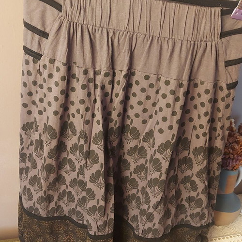 Skirt handmade, used, with lining, from Syros Cosmos