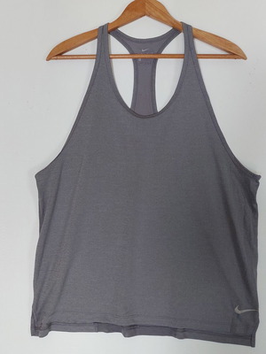 Nike Dri-Fit Women's Sleeveless Top gray XL like new