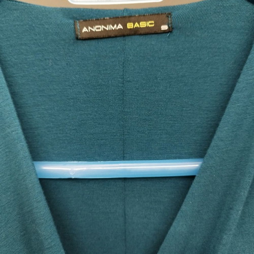 Petrol dress like new with gift brooch, size S