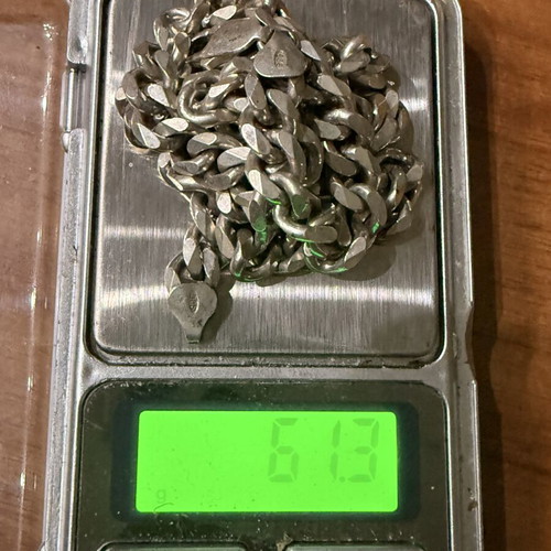 Silver Necklace 925 50cm 61.3gr like new