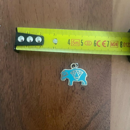 Hippopotamus pendant archaeform like new