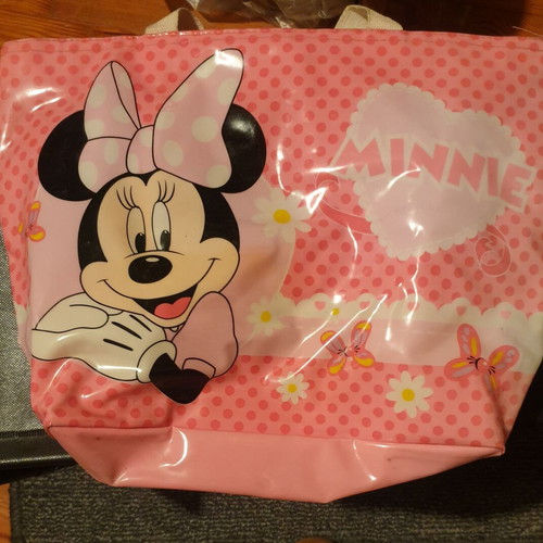Children's bag with Minnie design used, pink