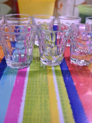 Σφηνοποτήρες σαν καινούργιοι, πακέτο 10 τεμαχίων