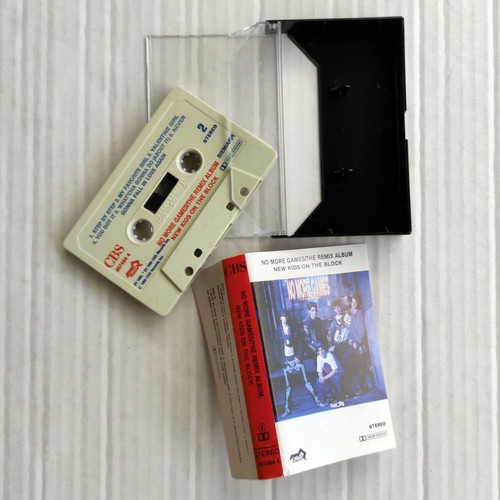 New Kids on the Block No More Games The Remix cassette like new, pop