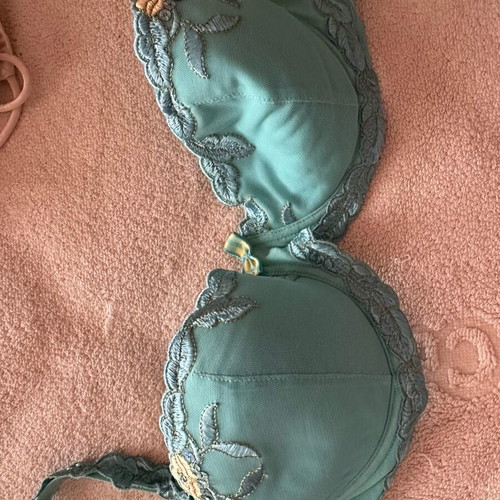 Bra size 75B turquoise like new, lightly worn