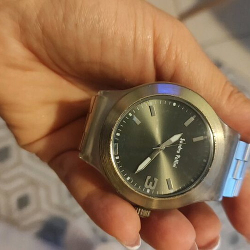 Sandra Fellini watch used with silver metal bracelet