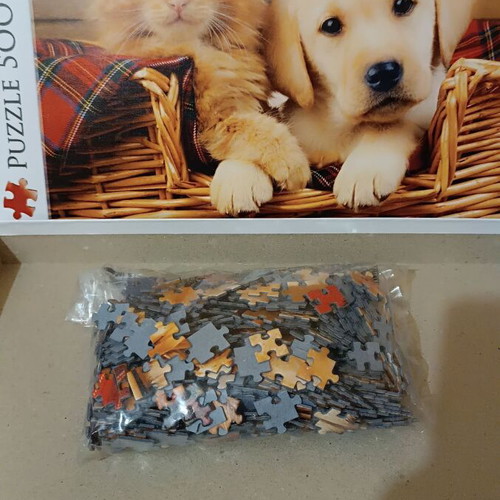 Children's puzzles used, set of 4 pieces