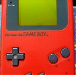  Game Boy Original Κόκκινο Πλήρως λειτουργικό με το καπάκι του, Πολύ Καθαρό