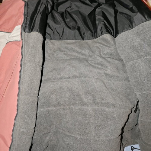 Columbia winter jacket like new, red/gray
